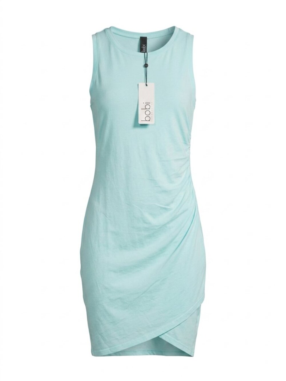 NWT bobi Los Angeles Mint Ruched Side Tank Dress XS
